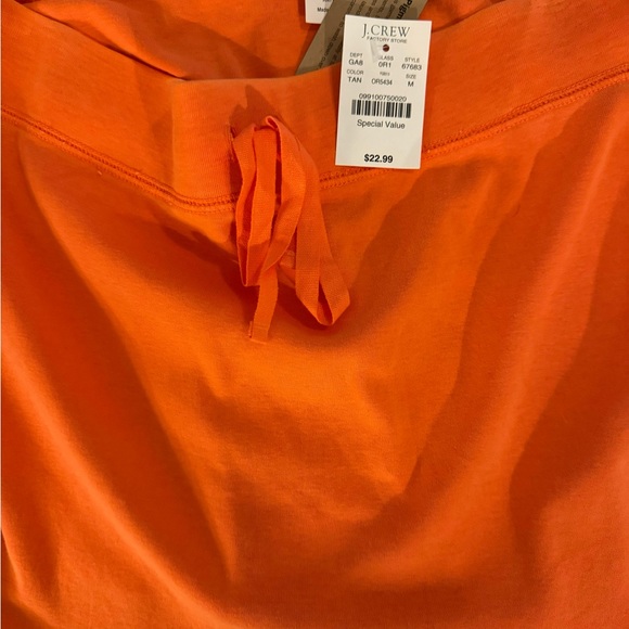 NWT JCrew Factory Orange Knit Miniskirt (M) - Picture 2 of 2